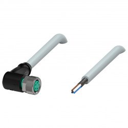 Cable socket, shielded V31-WM-BK5M-PUR-ABG Cable socket, shielded V31-WM-BK5M-PUR-ABG