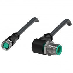 Connection cable V3-GM-BK0,6M-PUR-U-V11-W Connection cable V3-GM-BK0,6M-PUR-U-V11-W