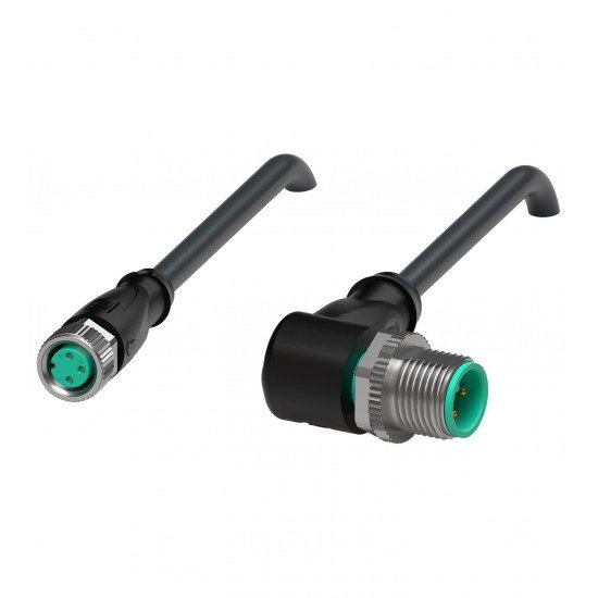 Connection cable V3-GM-BK0,6M-PUR-U-V11-W