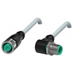 Connection cable V15-G-0,6M-PUR-V15-W