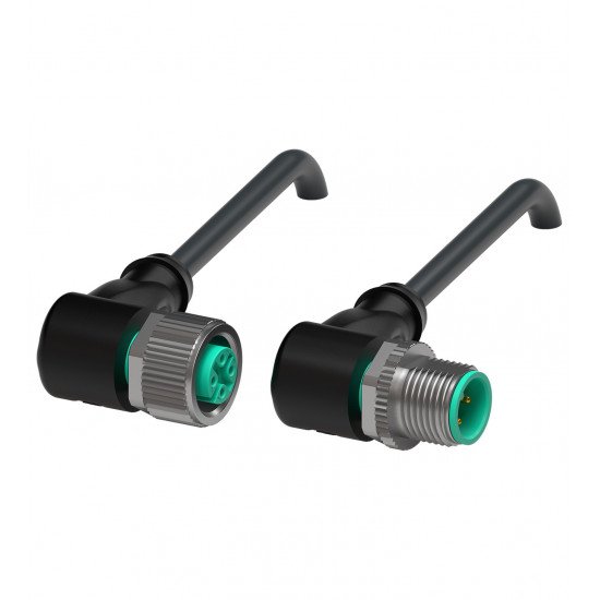 Connection cable V1-W-BK0,6M-PUR-A-V1-W
