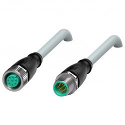 Connection cable, shielded V19-G-1,8M-PUR-ABG-V19-G Connection cable, shielded V19-G-1,8M-PUR-ABG-V19-G
