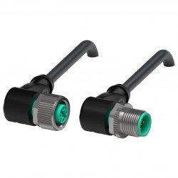 Connection cable V15-W-BK0,3M-PUR-U-V15-W