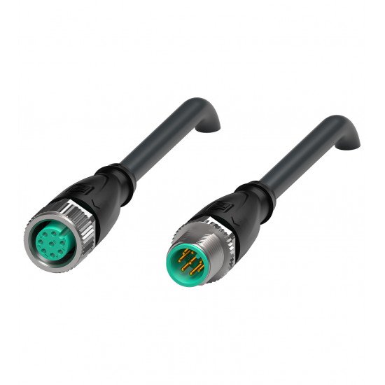 Connection cable V19-G-BK0,3M-PUR-U-V19-G Connection cable V19-G-BK0,3M-PUR-U-V19-G