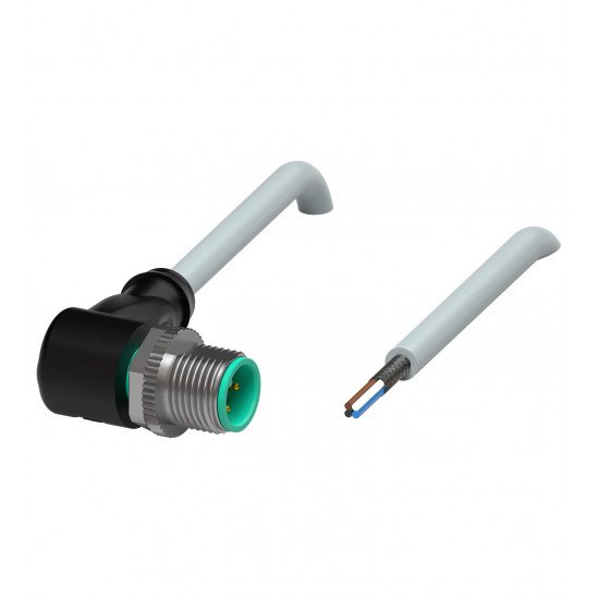 Cable connector, shielded V1S-W-1,8M-PUR-ABG Cable connector, shielded V1S-W-1,8M-PUR-ABG