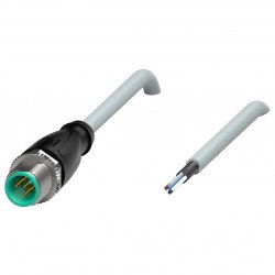 Cable connector, shielded V15S-G-10M-PUR-ABG