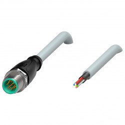 Cable connector, shielded V19S-G-10M-PUR-ABG