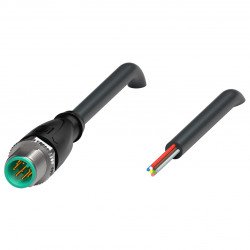 Cable connector V19S-G-BK0,5M-PUR-U Cable connector V19S-G-BK0,5M-PUR-U