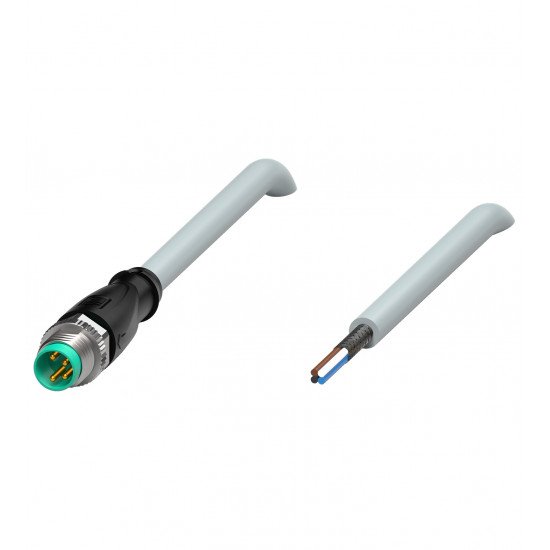 Cable connector, shielded V31S-GM-5M-PUR-ABG Cable connector, shielded V31S-GM-5M-PUR-ABG