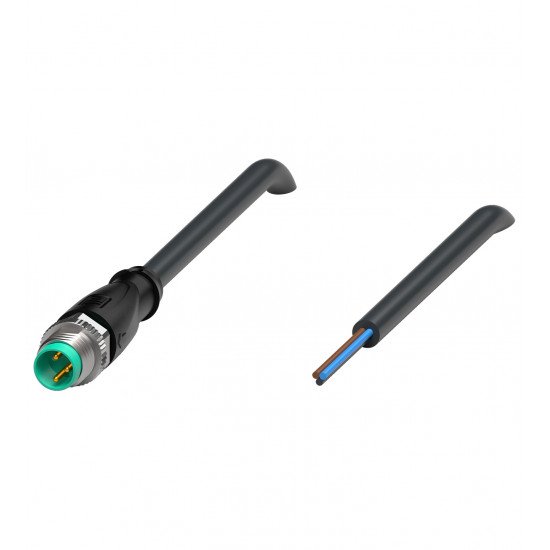 Cable connector V3S-GM-BK0,6M-PUR-U Cable connector V3S-GM-BK0,6M-PUR-U
