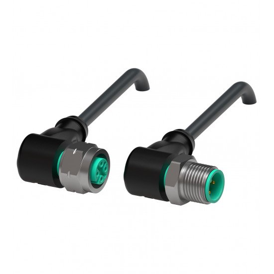 Connection cable V1-WV4A-BK0,3M-PUR-U-V1-WV4A