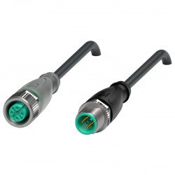 Connection cable V1-G-E8-BK10M-PUR-U-V1-G