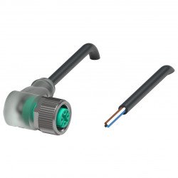 Female cordset V1-W-E8W-BK1,5M-PUR-A