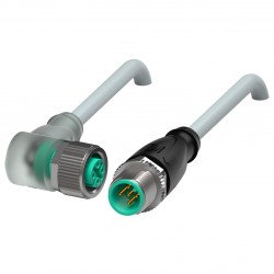 Connection cable V15-W-E8-0,5M-PUR-V15-G