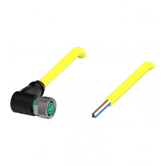 Female cordset V31-WM-YE5M-PVC-U