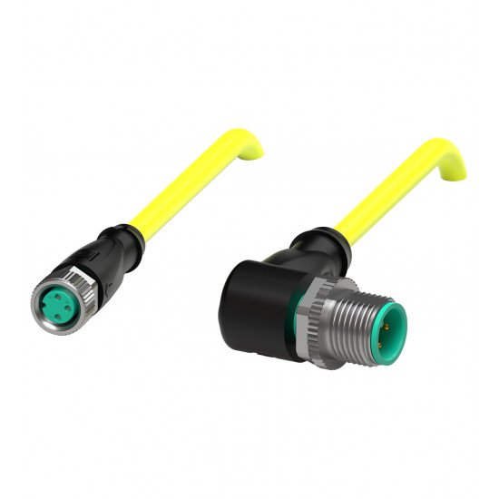 Connection cable V3-GM-YE0,5M-PVC-U-V11-W Connection cable V3-GM-YE0,5M-PVC-U-V11-W