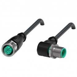 Connection cable V1-G-BK15M-PVC-U-V1-W