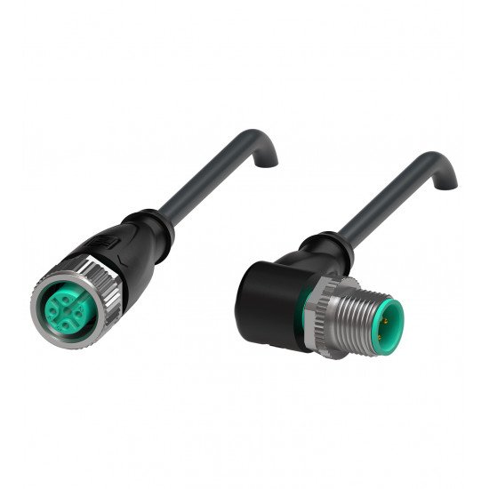 Connection cable V11-G-BK2M-PVC-U-V11-W