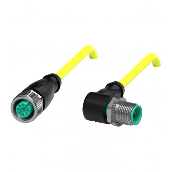 Connection cable V1-G-YE0,5M-PVC-U-V1-W