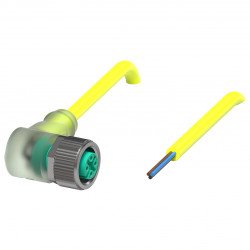 Female cordset V1-W-E2-YE15M-PVC-U