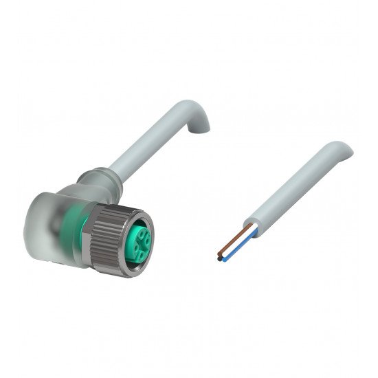 Female cordset V1-W-A2-10M-PVC
