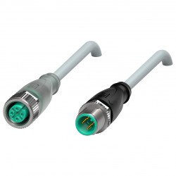 Connection cable V1-G-A2-2M-PVC-V1-G