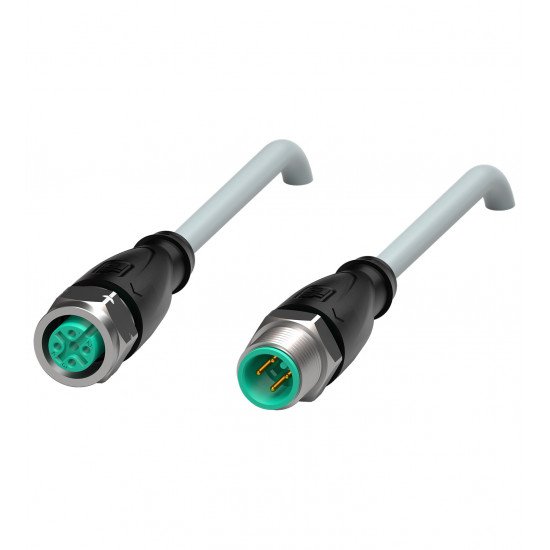 Connection cable V1-GV4A-0,6M-PVC-V1-GV4A