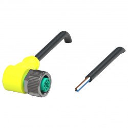Female cordset V1-W-S-BK10M-PUR-A