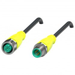 Connection cable V1-G-S-BK0,3M-PUR-A-V1-G