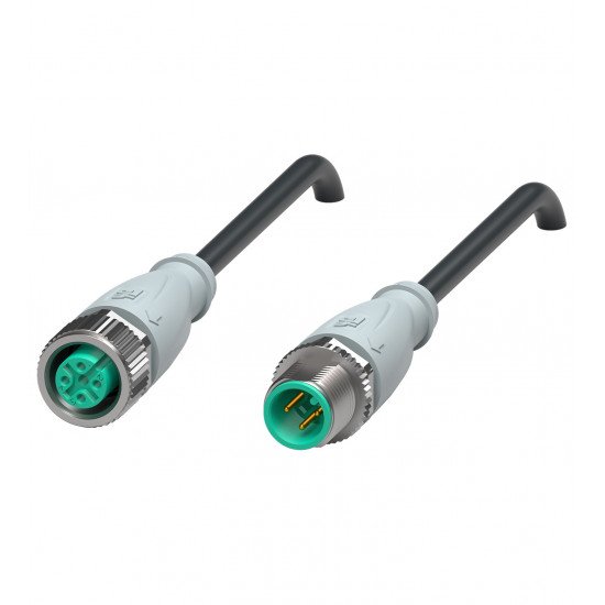Connection cable V11-G-GY-BK5M-PUR-A-V11-G
