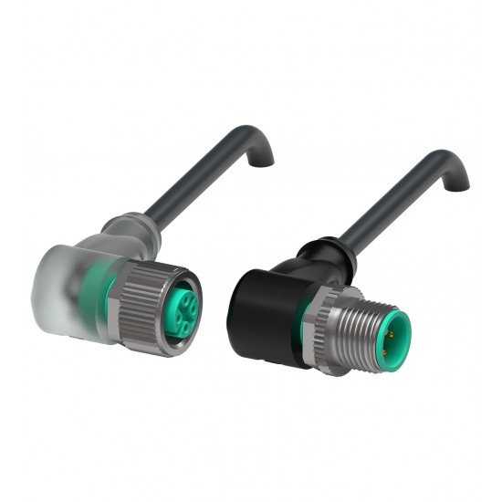 Connection cable V1-W-E2-BK1M-PUR-U-V1-W