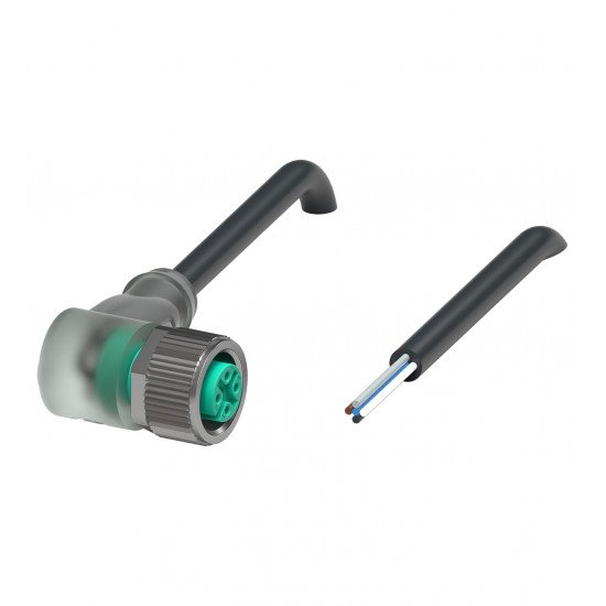 Female cordset V15-W-E8W-BK20M-PUR-A