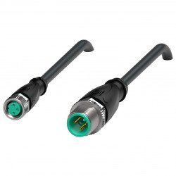 Connection cable V3-GM-BK0,3M-PUR-A-V11-G Connection cable V3-GM-BK0,3M-PUR-A-V11-G