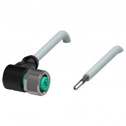 Cable socket, shielded V1-W-10M-PUR-ABG0 Cable socket, shielded V1-W-10M-PUR-ABG0