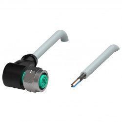 Cable socket, shielded V1-WV4A-10M-PUR-ABG0