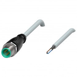 Cable connector, shielded V1S-G-10M-PUR-ABG0