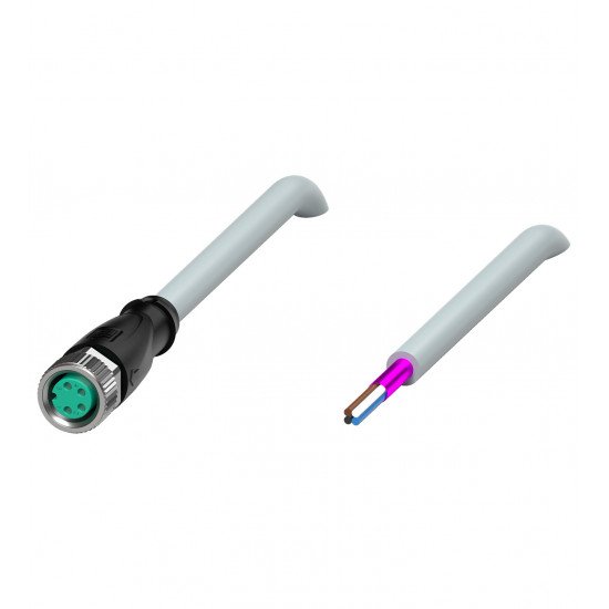 Cable socket, shielded V31-GM-10M-PVC-ABG