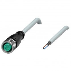 Cable socket, shielded V1-G-2M-PVC-ABG