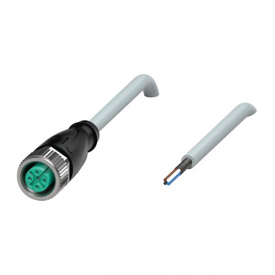 Cable socket, shielded V1-G-2M-PVC-ABG
