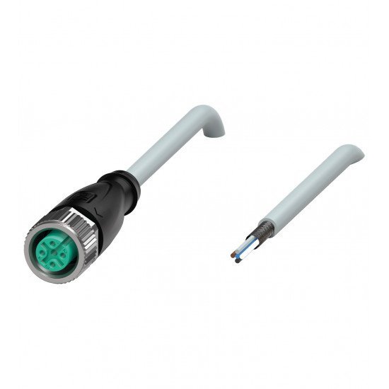 Cable socket, shielded V15-G-20M-PVC-ABG