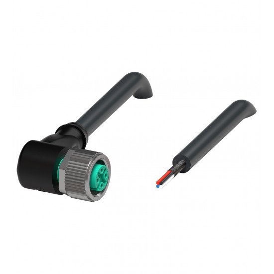 Cable socket, shielded V15-W-BK5M-PUR-O2/CAN Cable socket, shielded V15-W-BK5M-PUR-O2/CAN