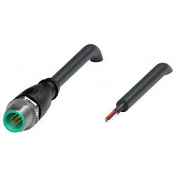 Cable connector, shielded V15S-G-BK1M-PUR-O2/CAN
