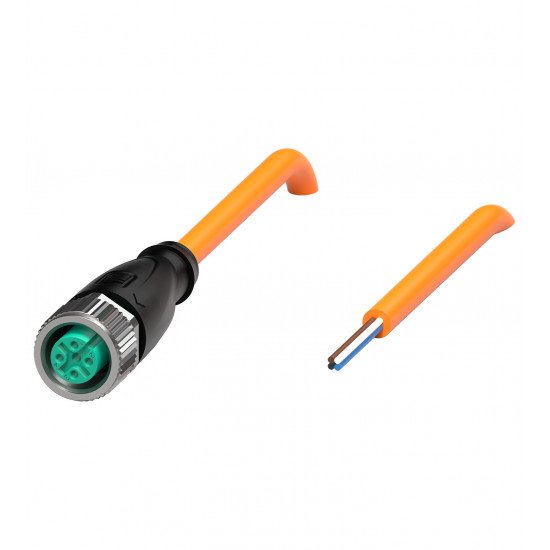 Female cordset V1-G-OR10M-PUR-A1