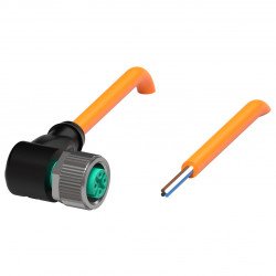 Female cordset V1-W-OR10M-PUR-A1