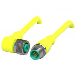 Connection cable V15-W-S-YE0,3M-PUR-A1-V15-G Connection cable V15-W-S-YE0,3M-PUR-A1-V15-G