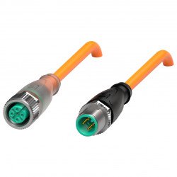 Connection cable V1-G-E8-OR2,5M-PUR-A1-V1-G
