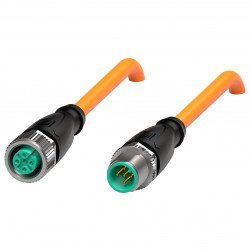 Connection cable V15-G-OR0,3M-PUR-A1-V15-G