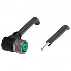 Female cordset V15-W-BK0,3M-PUR-U/0,75