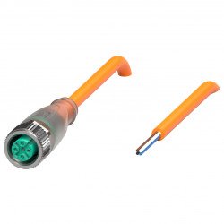Female cordset V1-G-E8W-OR1,5M-POC