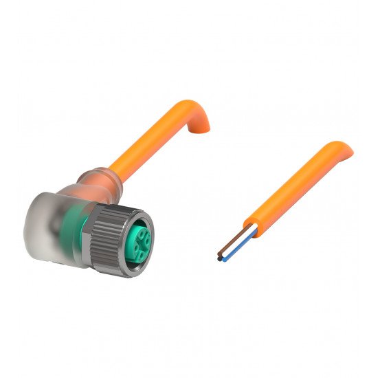 Female cordset V1-W-E8W-OR2M-POC
